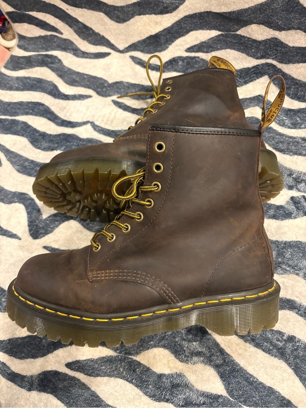 Dr. Martens Crazy Horse Leather boots
